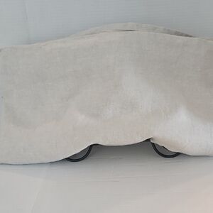 West Elm Neutral Natural Linen Full Queen Duvet